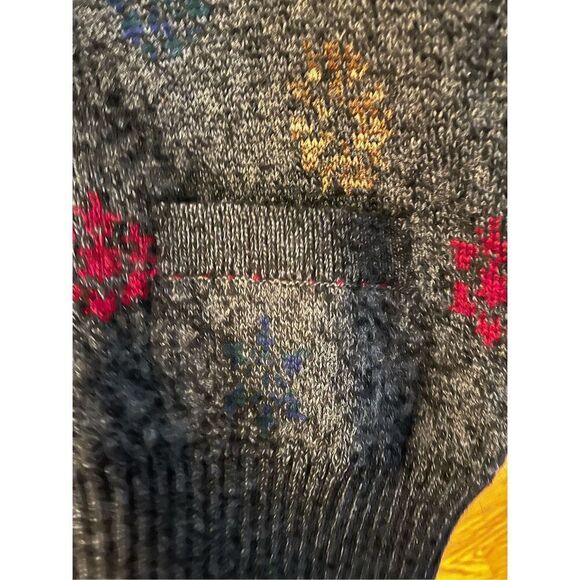 Tricots St. Raphael 100% Virgin Wool Gray Print Vest sz XL EUC - Picture 5 of 7